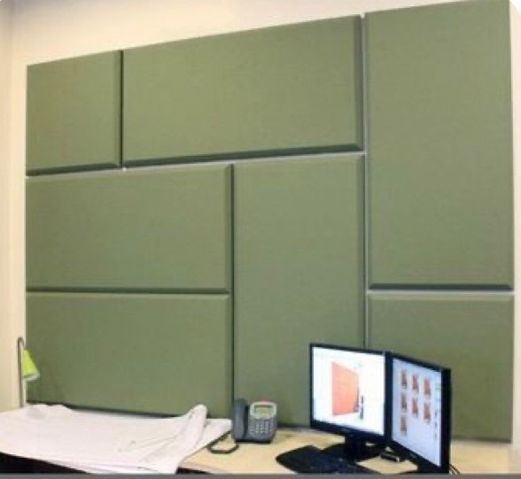 MicroDecor แผ่นดูดซับเสียงหุ้มผ้าสำหรับผนังตกแต่ง - Image 22
