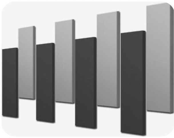 MicroDecor แผ่นดูดซับเสียงหุ้มผ้าสำหรับผนังตกแต่ง - Image 20