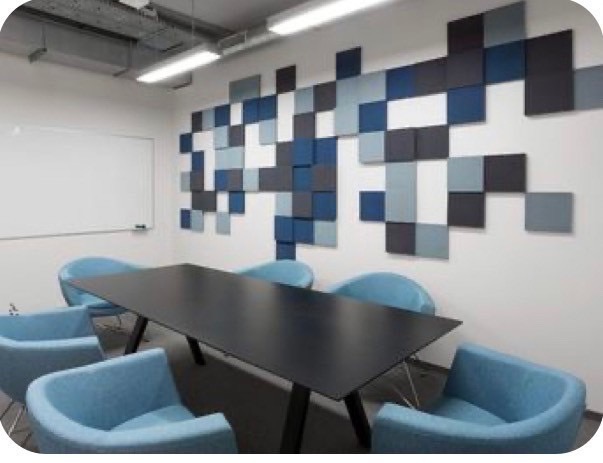 MicroDecor แผ่นดูดซับเสียงหุ้มผ้าสำหรับผนังตกแต่ง - Image 8