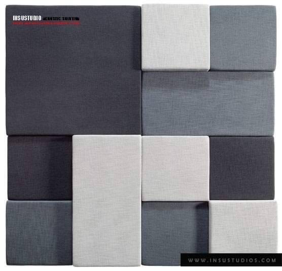 MicroDecor แผ่นดูดซับเสียงหุ้มผ้าสำหรับผนังตกแต่ง