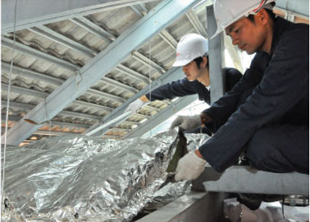 Microfiber No.5 Plus ฉนวนใยแก้วกันความร้อนวางบนฝ้า-เพดาน - Image 3