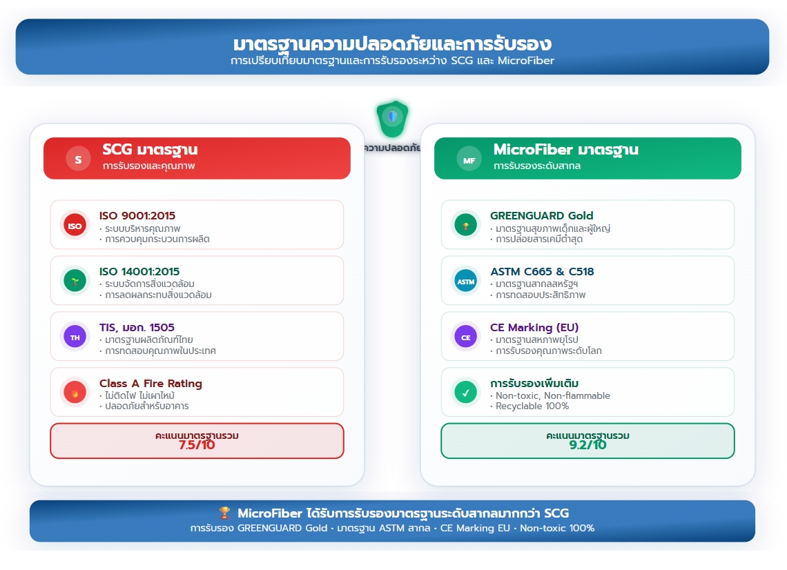 เปรียบเทียบมาตรฐานความปลอดภัย