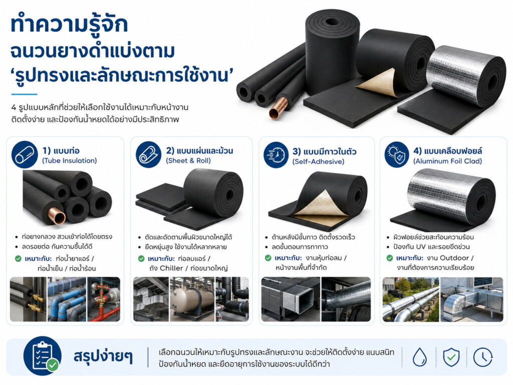 ชนิดของวัสดุยางสังเคราะห์
