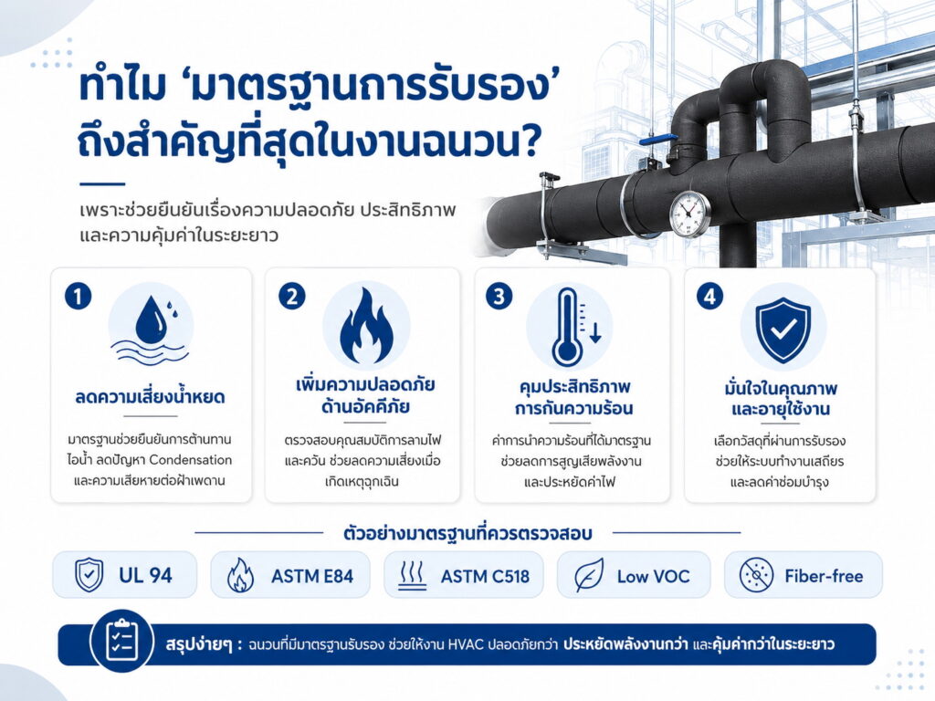 ทำไม "มาตรฐานการรับรอง" ถึงสำคัญที่สุดในงานฉนวน