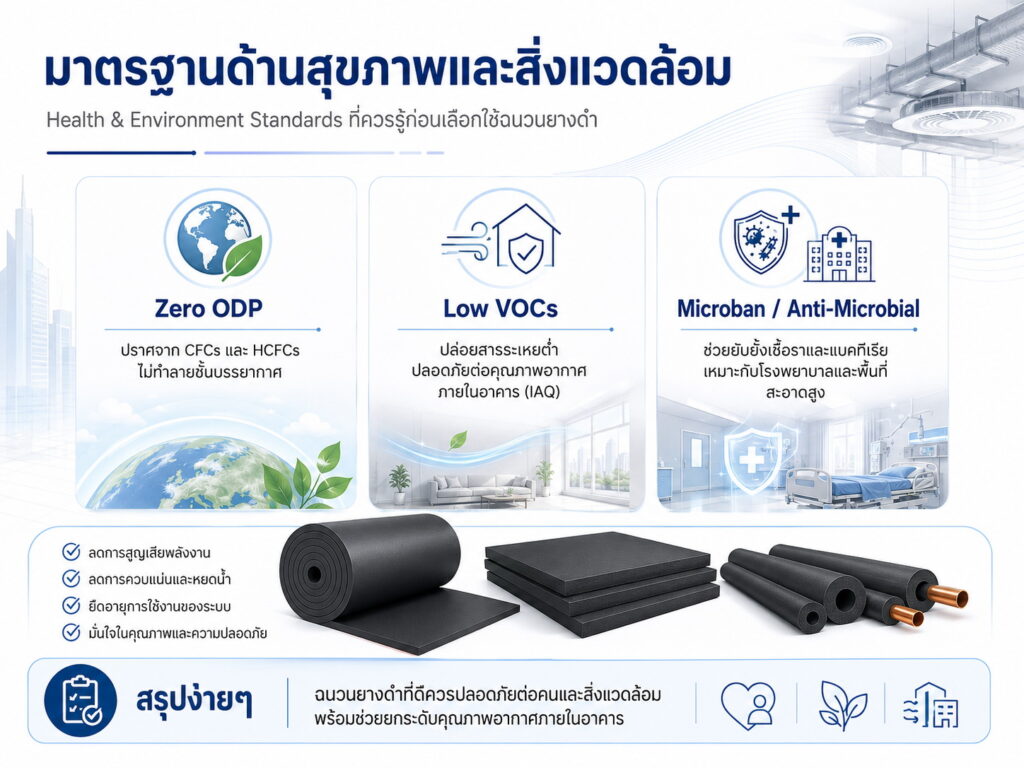 มาตรฐานด้านสุขภาพและสิ่งแวดล้อม (Health & Environment Standards)