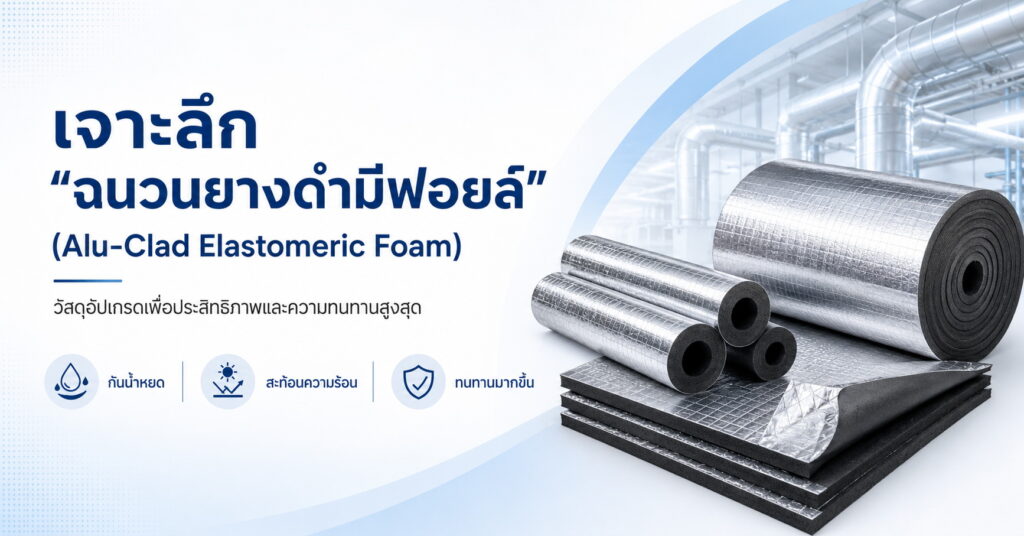ฉนวนยางดำมีฟอยล์