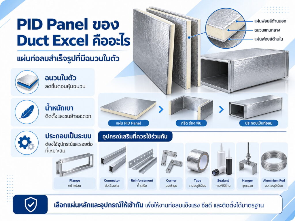 PID Panel ของ Duct Excel คืออะไร